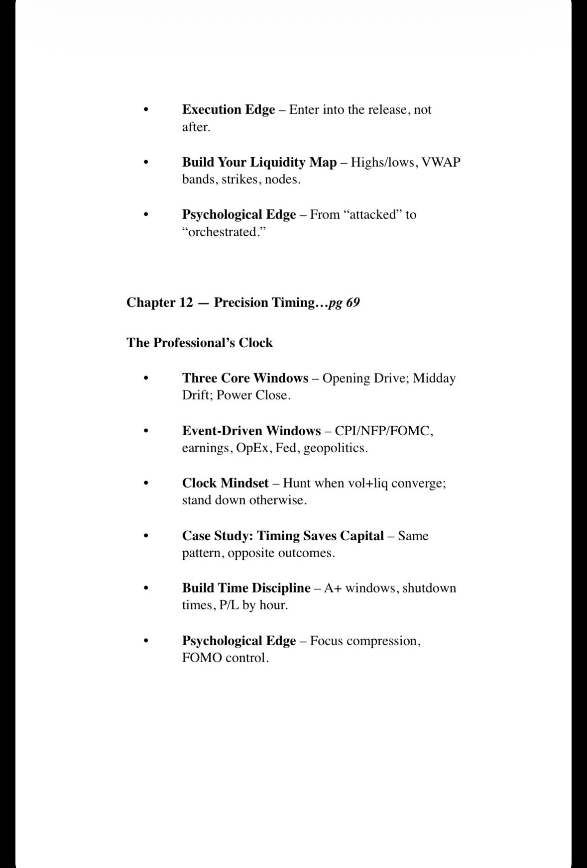 The Black Book Of Day Trading