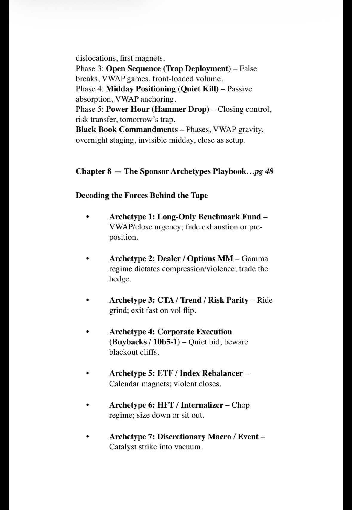 The Black Book Of Day Trading