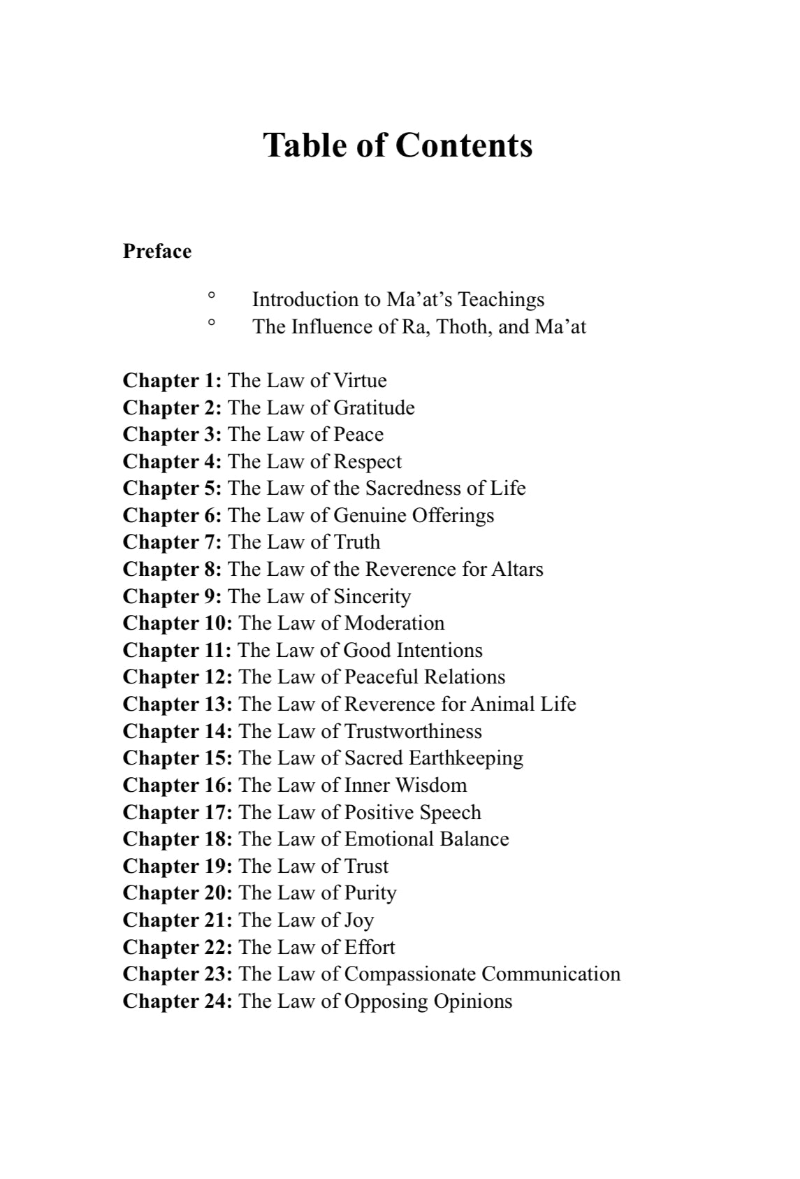 The 42 Laws of Wisdom - Keys to Spiritual Alignment