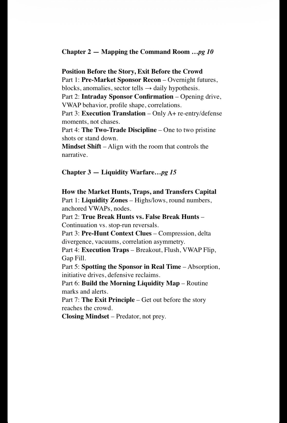 The Black Book Of Day Trading