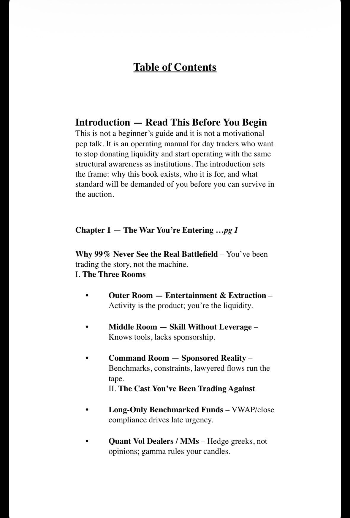 The Black Book Of Day Trading